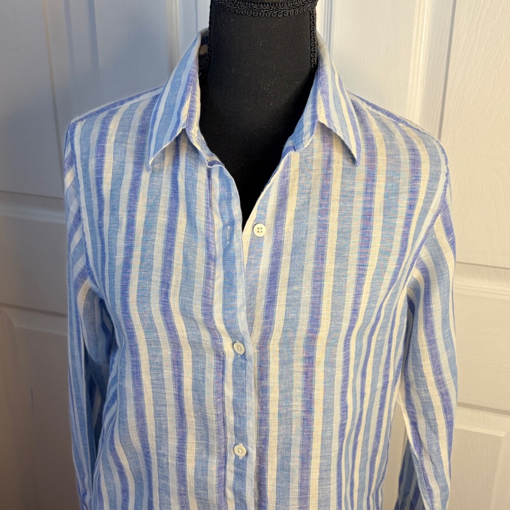 Falconnable Women’s 100% Linen Shirt size small